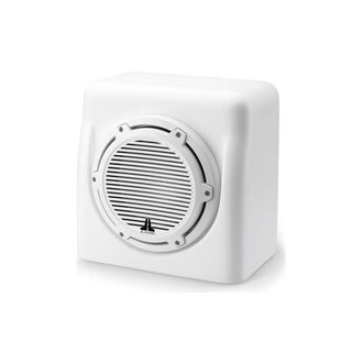 JL Audio JL Audio M6-10FES-Mw-C-GwGw-4 10inch Sub in Fiberglass Box Classic White