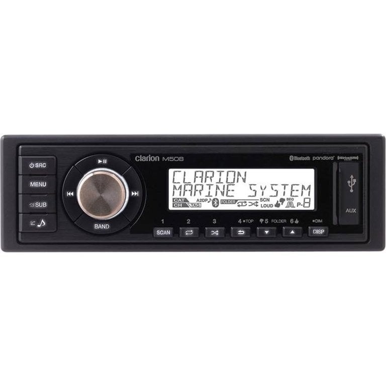 Clarion Clarion M508 Marine Single Din Bluetooth Receiver