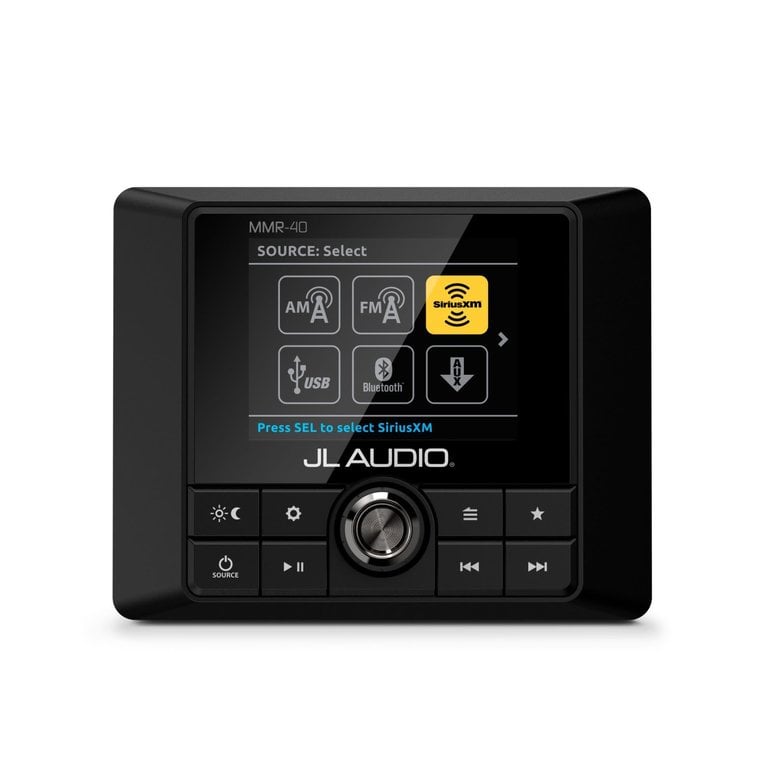 JL Audio JL Audio MMR-40 Wired, Full-Function NMEA 2000 Network Controller with Full-Color LCD Display for use with MediaMaster