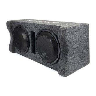 Kenwood Kenwood P-XW1221D Excelon dual 12" 300W 4-ohm subwoofers loaded in vented enclosure