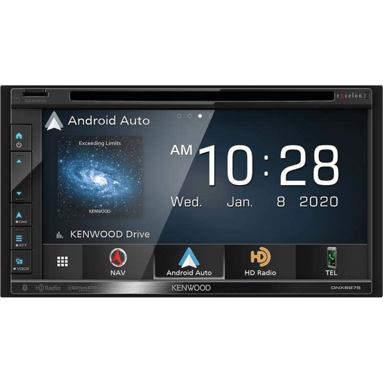 Kenwood Kenwood DNX697S 6.8" touchscreen Excelon Garmin Navigation CD/DVD Apple Carplay/Android Auto bluetooth receiver