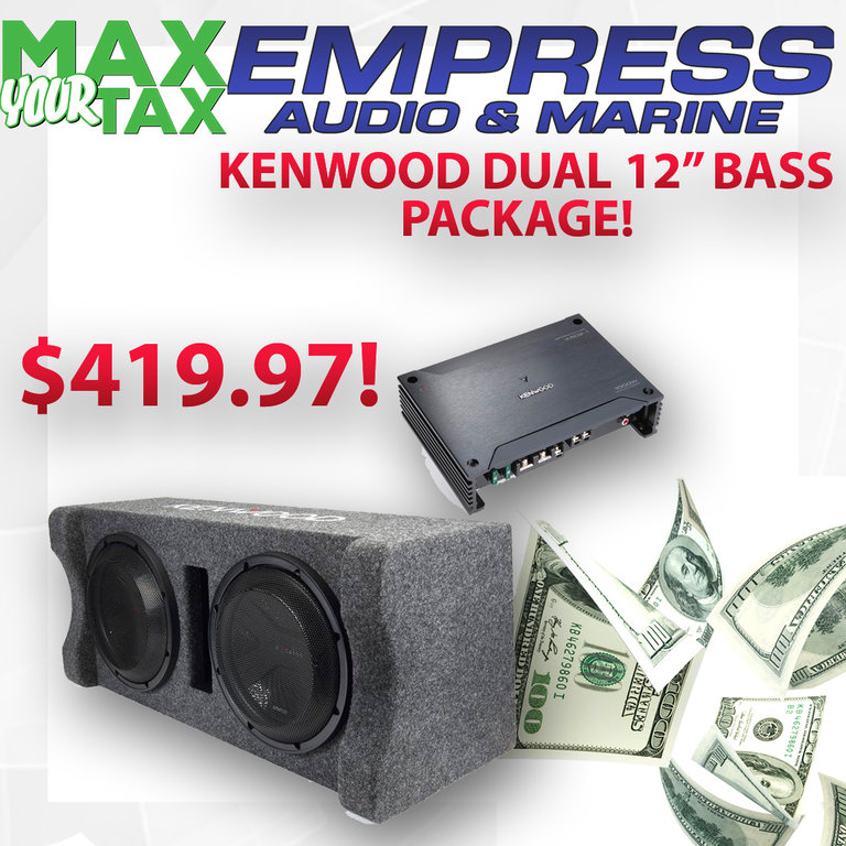 Kenwood Dual 12" Bass Package