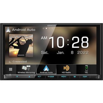 Kenwood Kenwood DMX908S 6.95" Excelon mechless wireless Apple Carplay/Android Auto bluetooth receiver