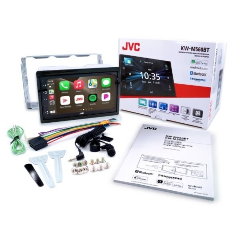 JVC JVC KW-M560BT 6.8" touchscreen mechless Apple Carplay/Android Auto bluetooth receiver