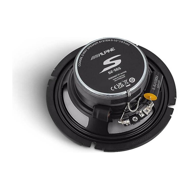 Alpine Alpine S2-S65 S-Series 6-1/2" Coaxial 2-Way Speaker Set