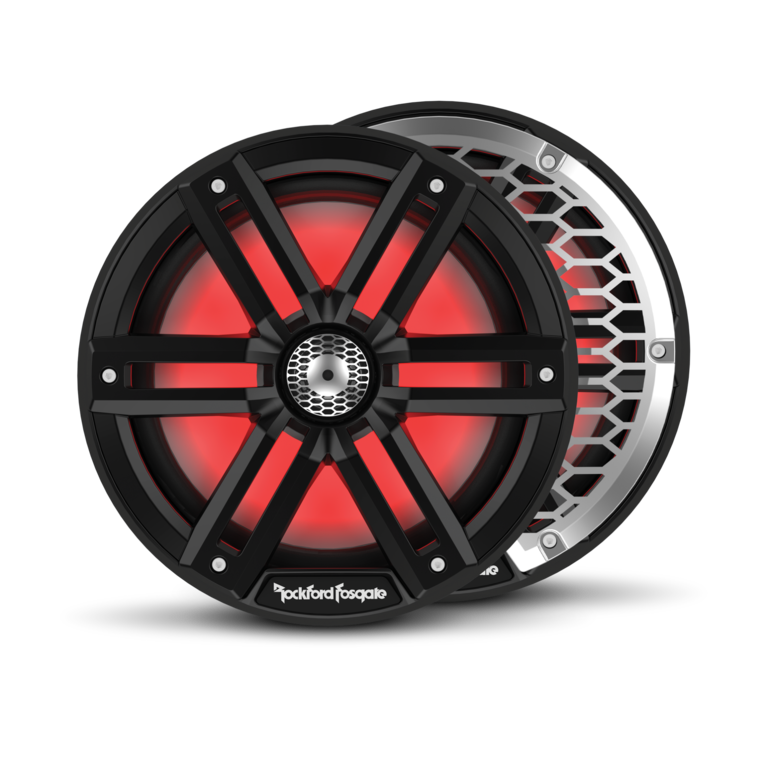 Rockford Fosgate Rockford Fosgate M2-8B Black grille 8" Color Optix marine 2-way coaxial