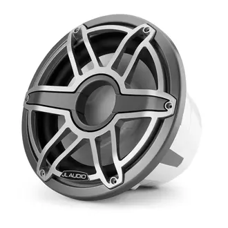 JL Audio JL Audio M7-12IB-S-GMTI-4 marine 12” infinite baffle subwoofer sport grille gunmetal titanium