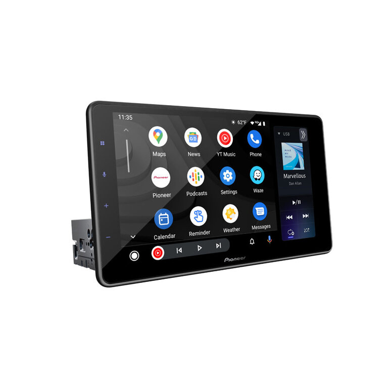 Pioneer Pioneer DMH-WT3800NEX 9" touchscreen mechless wireless Apple Carplay/Android Auto bluetooth receiver