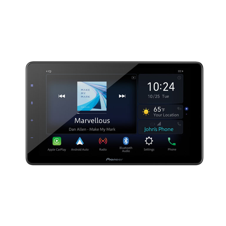 Pioneer Pioneer DMH-WT3800NEX 9" touchscreen mechless wireless Apple Carplay/Android Auto bluetooth receiver