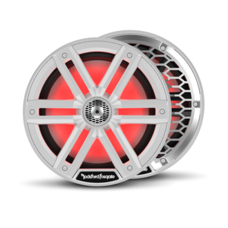 Rockford Fosgate Rockford Fosgate M2-8H White grille 8" Color Optix marine 2-way coaxial with horn tweeter