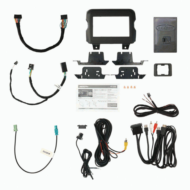 Metra METRA AXPIO-JL1 18-up Jeep Wrangler JL models Pioneer radio integration kit and harness