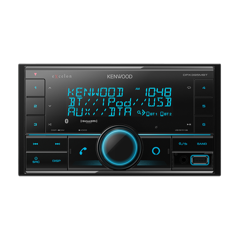 Kenwood Kenwood DPX395MBT Excelon non-touchscreen mechless bluetooth receiver