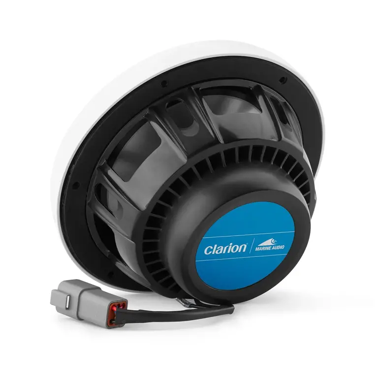 Clarion Clarion CMSP-771RGB-SWG 7.7" Premium Marine Coaxial Speaker with RGB illumination includes 2 sets of grilles