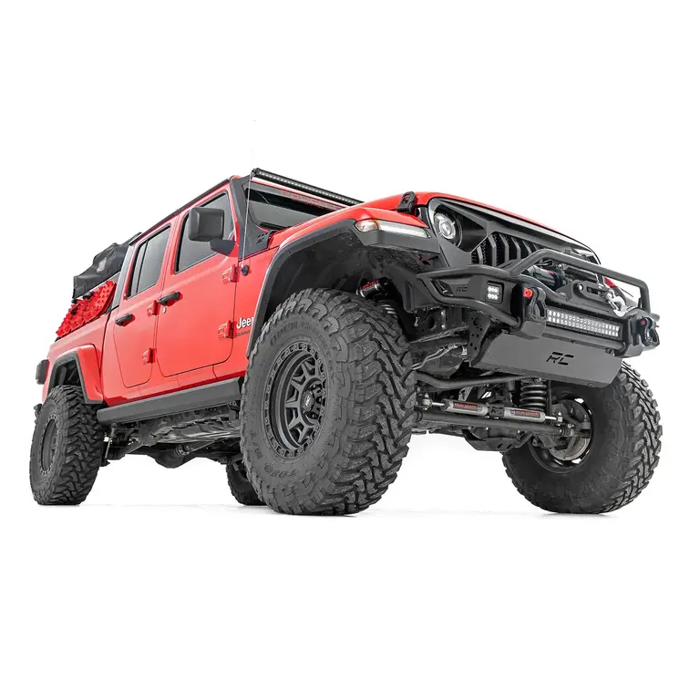 Rough Country Rough Country PSR610530 power running boards dual electric motor for 20-24 Jeep Gladiator JT 4wd