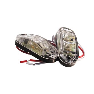 Racesport Lighting Racesport RS-STROBE2.5-2HW 2.5" white led strobe lights pr