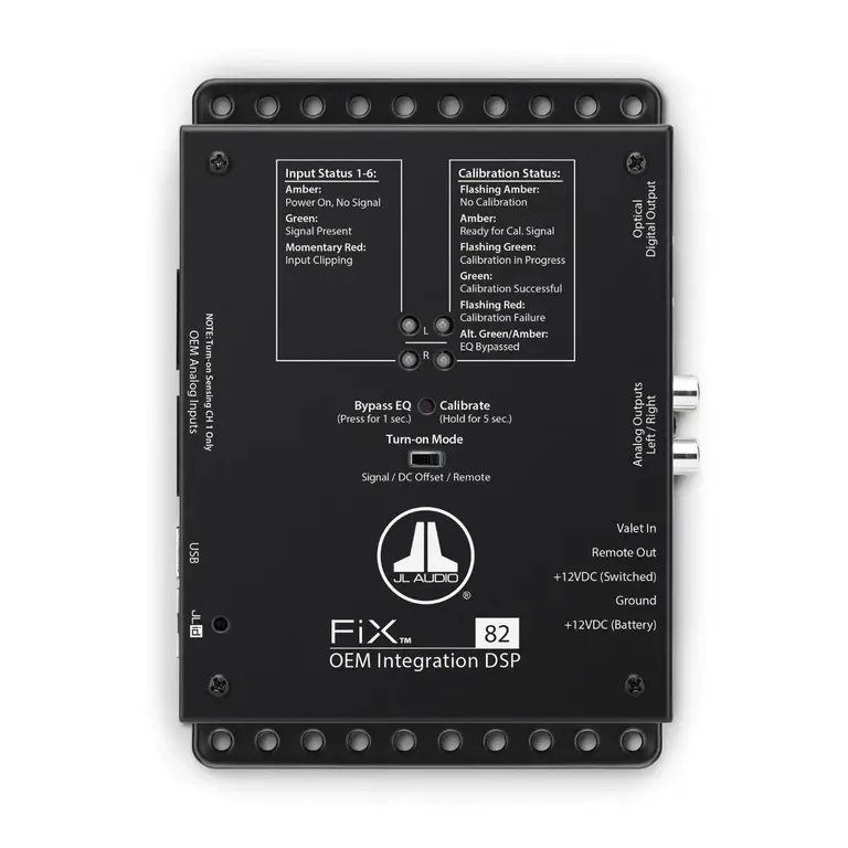 JL Audio JL Audio FiX-82 OEM Integration DSP with Automatic Time Correction and Digital EQ