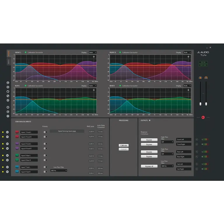JL Audio JL Audio FiX-86 OEM Integration DSP with Automatic Time Correction and Digital EQ