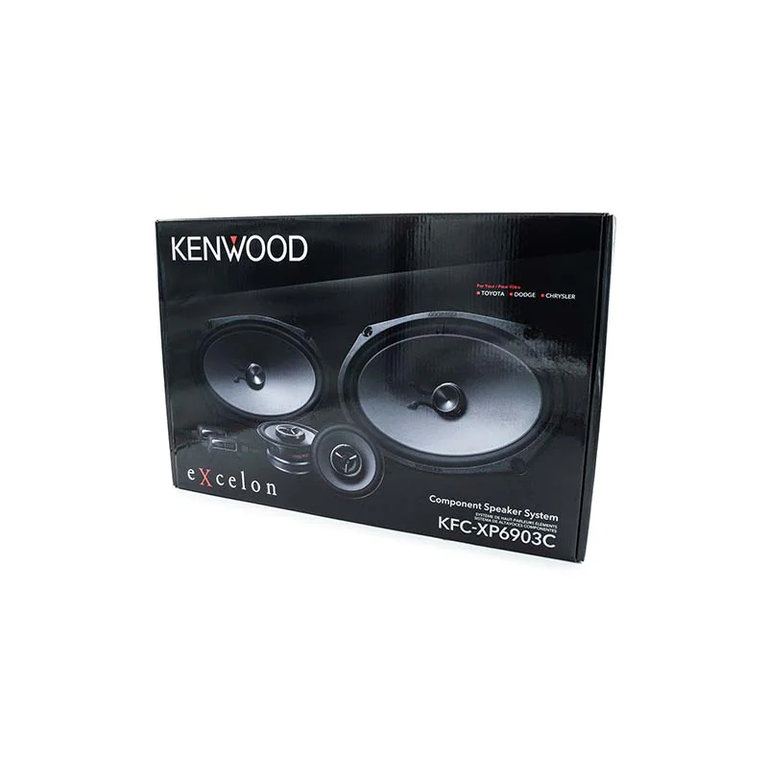 Kenwood Kenwood KFC-XP6903C 6x9 Shallow Woofer and 3.5" 2-Way Midrange - Component Speaker Package