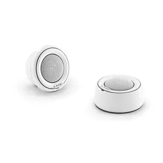 JL Audio JL Audio M6-100CT-C/S-3GW marine component tweeters gloss white mounting cup gloss white trim ring white mesh tweeter