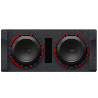 Kenwood Kenwood P-XW1221DHP Excelon Reference dual 12" 500W 4-ohm subwoofers loaded in vented enclosure