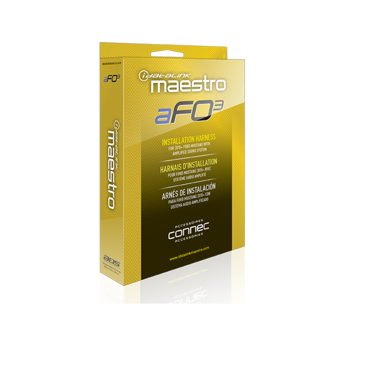 Idatalink HRN-AR-FO3 T-harness for installing Rockford DSR1 into select 15-up Ford Mustang