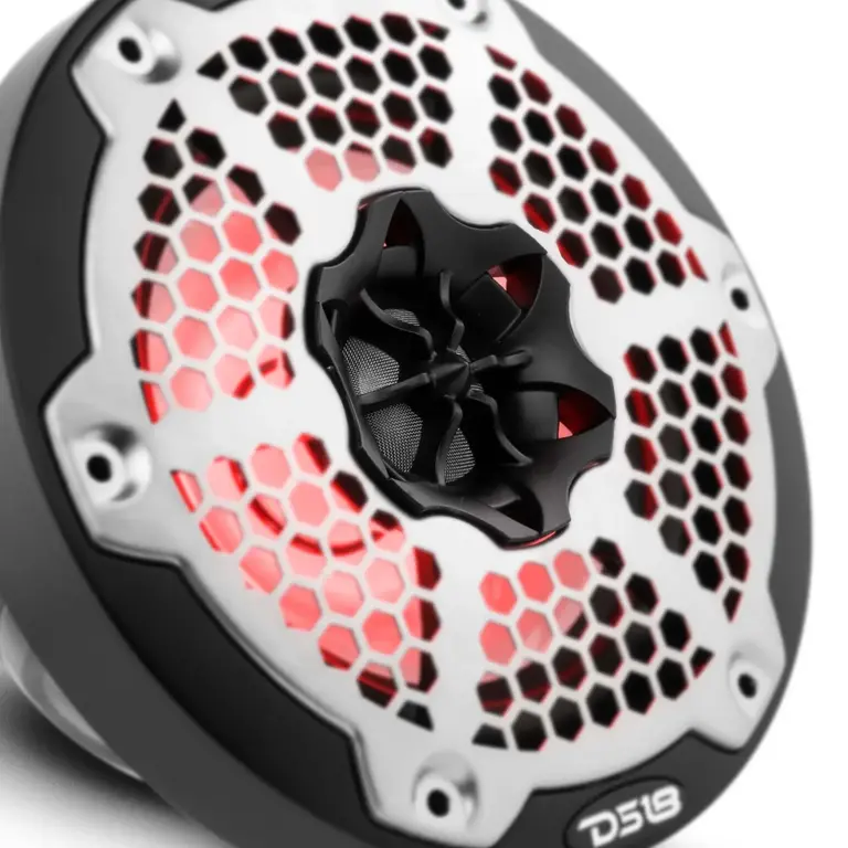 DS18 DS18 NXL-6M/BK HYDRO 6.5" 2-Way Marine Speakers with Integrated RGB LED Lights 300 Watts Black