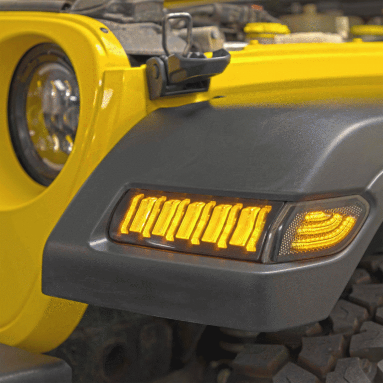 Metra METRA JP-TSS-S smoked turn signal for Jeep Wrangler JL &  Gladiator JT