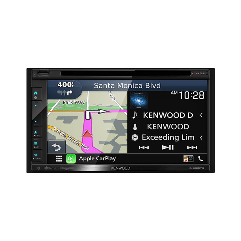 Kenwood Kenwood DNX697S 6.8" touchscreen Excelon Garmin Navigation CD/DVD Apple Carplay/Android Auto bluetooth receiver