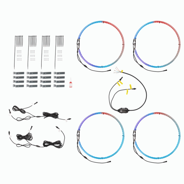 Heise HE-CHASE-W155 15.5" chasing rgb led wheel kit