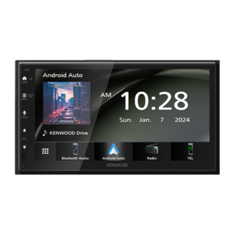 Kenwood Kenwood DMX4710S 6.8" touchscreen mechless Apple Carplay/Android Auto bluetooth receiver