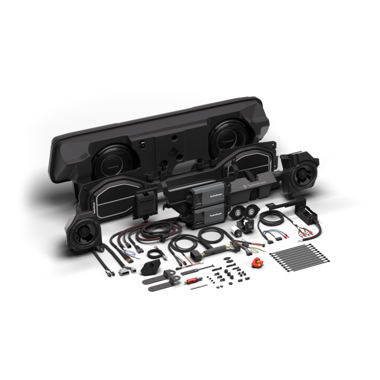 Rockford Fosgate Rockford Fosgate 20GLADR-STG5 1800 watt all-in-one audio kit for select 20+ Jeep Gladiator JT