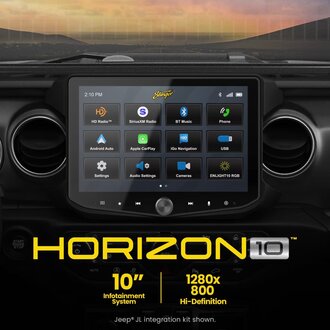 Stinger Stinger IX210 Horizon 10.1" floating wireless Apple Carplay/Android Auto multimedia receiver