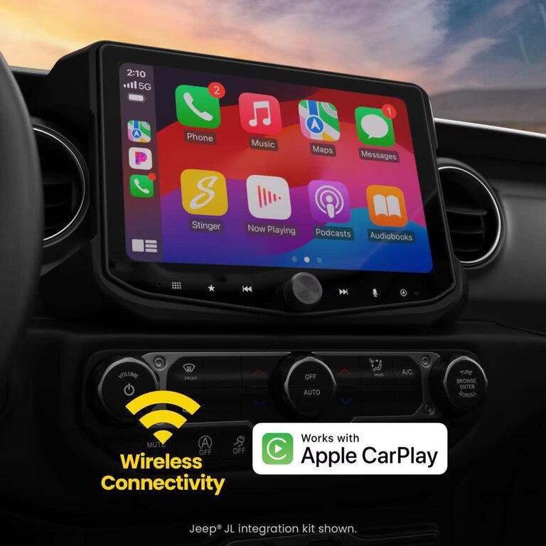 Stinger Stinger IX210 Horizon 10.1" floating wireless Apple Carplay/Android Auto multimedia receiver