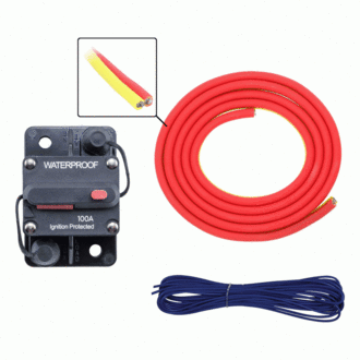 Metra METRA ML-AK4-20 4 AWG Marine Amp Kit - 20ft. w/ Circuit Breaker