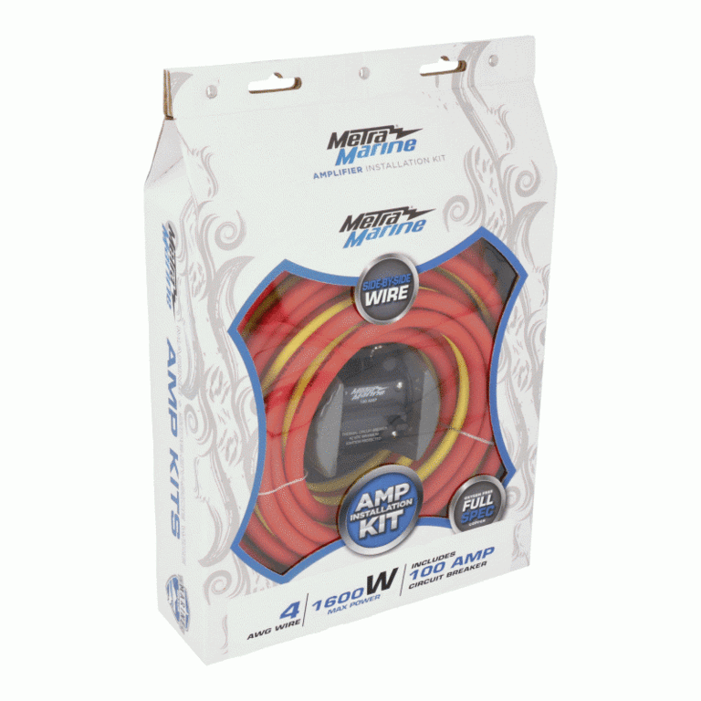 Metra METRA ML-AK4-20 4 AWG Marine Amp Kit - 20ft. w/ Circuit Breaker