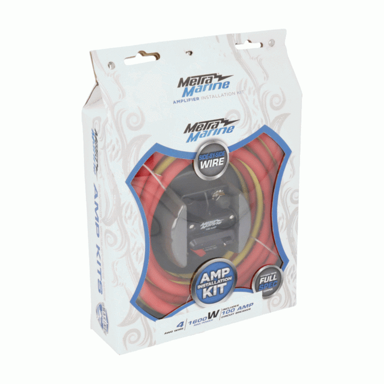 Metra METRA ML-AK4-10 4 AWG Marine Amp Kit - 10ft. w/ Circuit Breaker