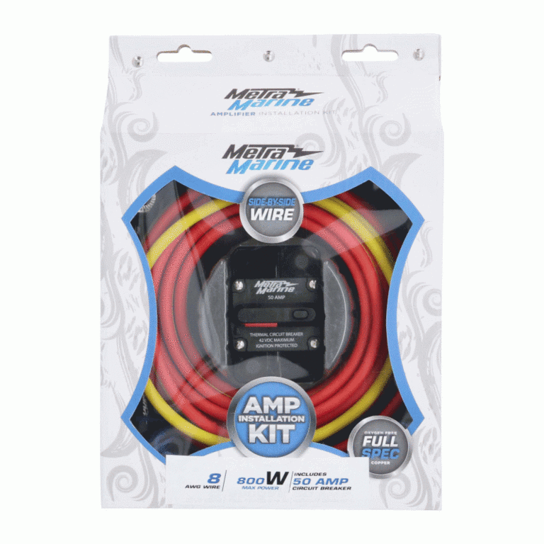 Metra METRA ML-AK8-10 8 AWG Marine Amp Kit - 10ft. w/ Circuit Breaker