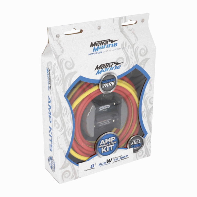 Metra METRA ML-AK8-10 8 AWG Marine Amp Kit - 10ft. w/ Circuit Breaker