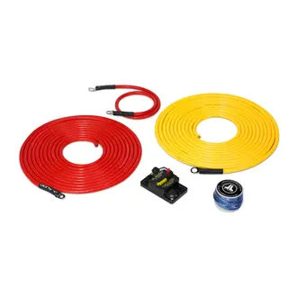 JL Audio JL Audio XMD-PCS50A-1-L20 Premium 6 AWG 12V Power Marine Connection Kit, Single Amplifier, 20 ft
