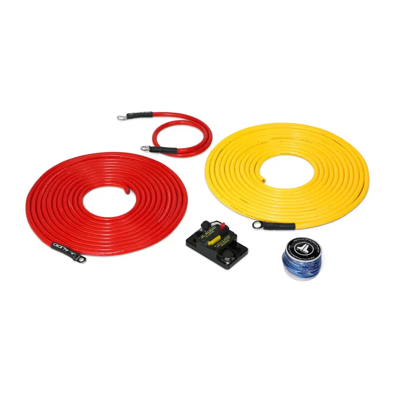 JL Audio JL Audio XMD-PCS50A-1-L20 Premium 6 AWG 12V Power Marine Connection Kit, Single Amplifier, 20 ft