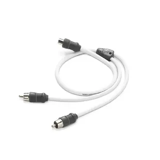 JL Audio JL Audio XMD-WHTAICY-1F2M Marine Y-Adaptor, 1 Female Jack, 2 Male Plugs