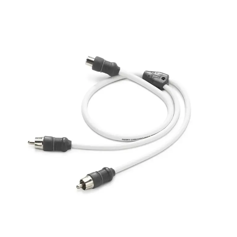 JL Audio JL Audio XMD-WHTAICY-1F2M Marine Y-Adaptor, 1 Female Jack, 2 Male Plugs