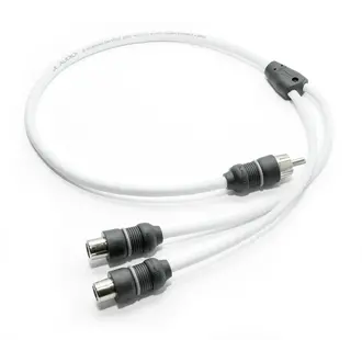 JL Audio JL Audio XMD-WHTAICY-1M2F Marine Y-Adaptor, 1 Male Plug, 2 Female Jacks