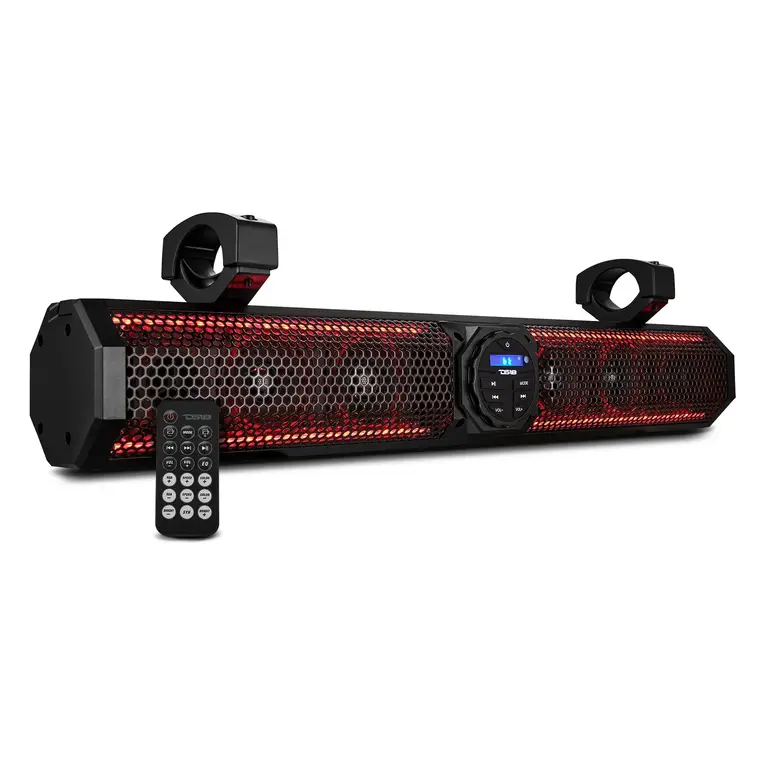 DS18 DS18 SB26BTXRGB 26" 6 speaker 600 watt amplified sound bar with bluetooth, USB, and RGB lighting
