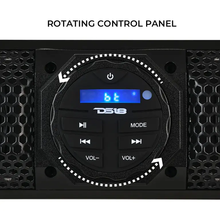 DS18 DS18 SB26BTXRGB 26" 6 speaker 600 watt amplified sound bar with bluetooth, USB, and RGB lighting