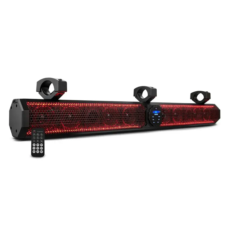 DS18 DS18 SB37BTXRGB 37" 10 speaker 1200 watt amplified sound bar with bluetooth, USB and RGB lighting
