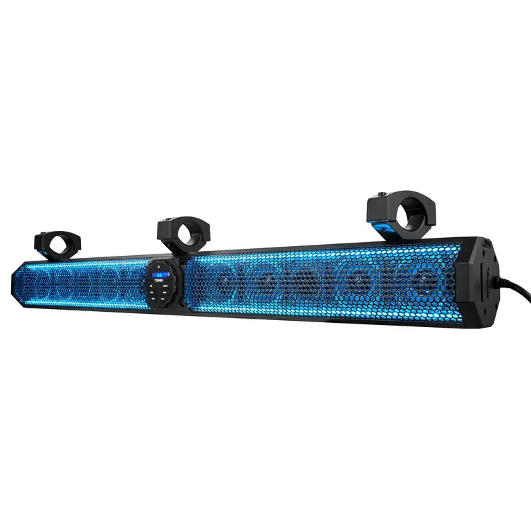 DS18 DS18 SB37BTXRGB 37" 10 speaker 1200 watt amplified sound bar with bluetooth, USB and RGB lighting