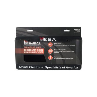 MESA MESA MDMLP sound damping mat license plate kit