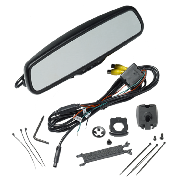 Audiovox RVM200 replacement rear-view mirror with 4.3” high brightness monitor