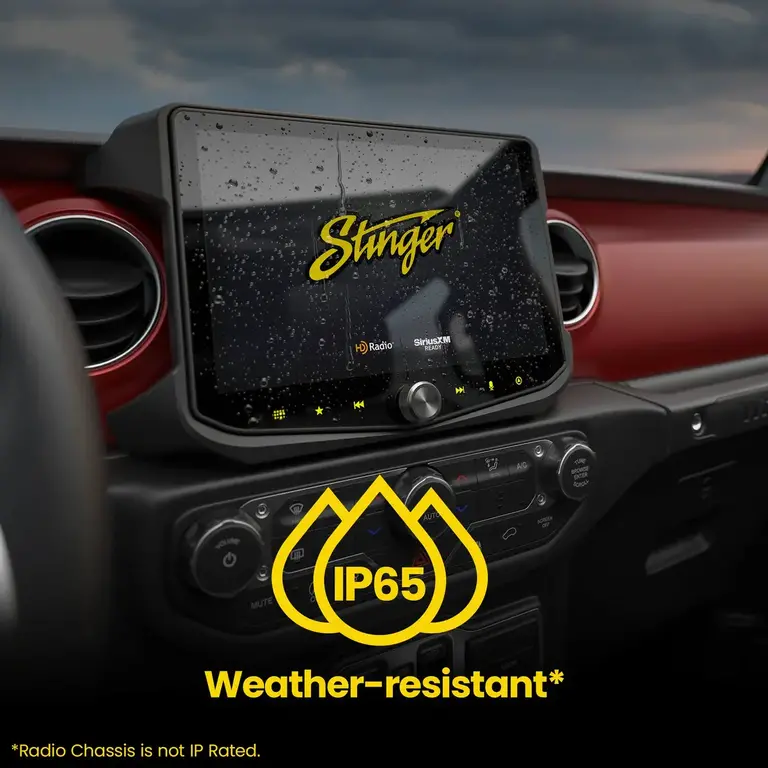 Stinger Stinger 18-23 Jeep Wrangler JL/ Gladiator JT  10" HORIZON10 fully integrated radio package includes IX210/SRK-JW18HX